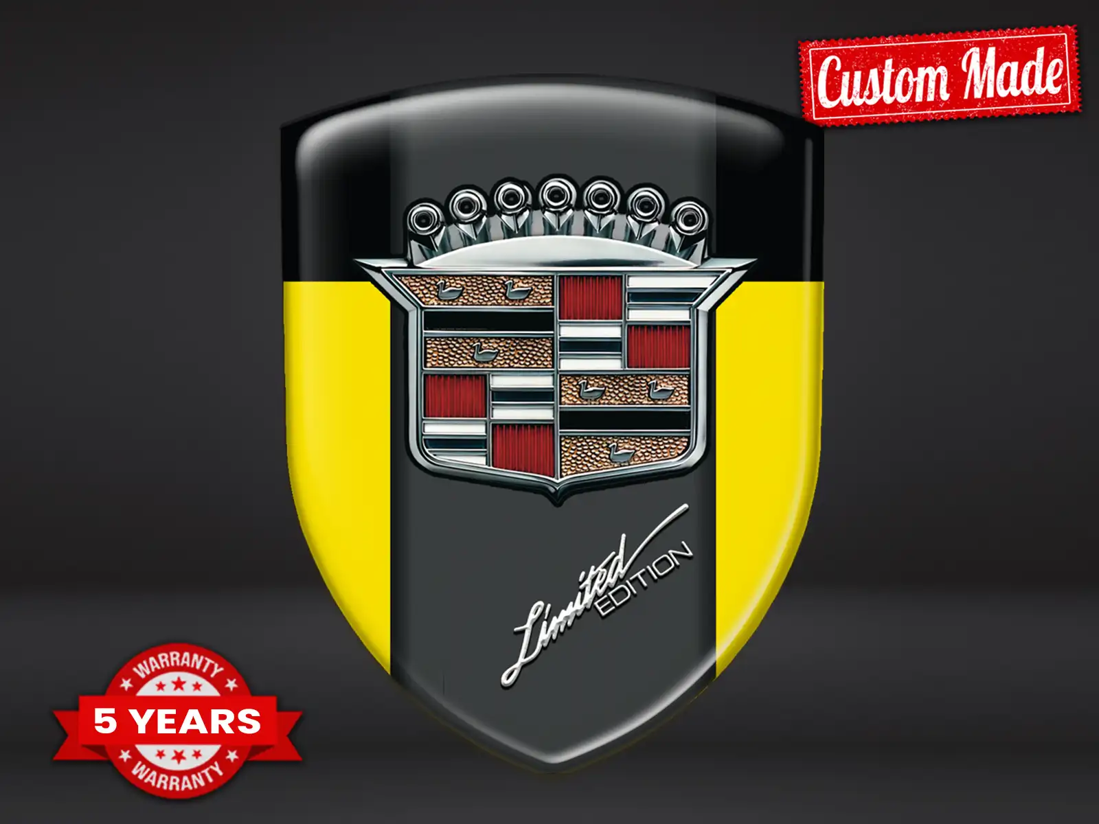 Cadillac Domes Sticker Stil Limited Racing Logo ST